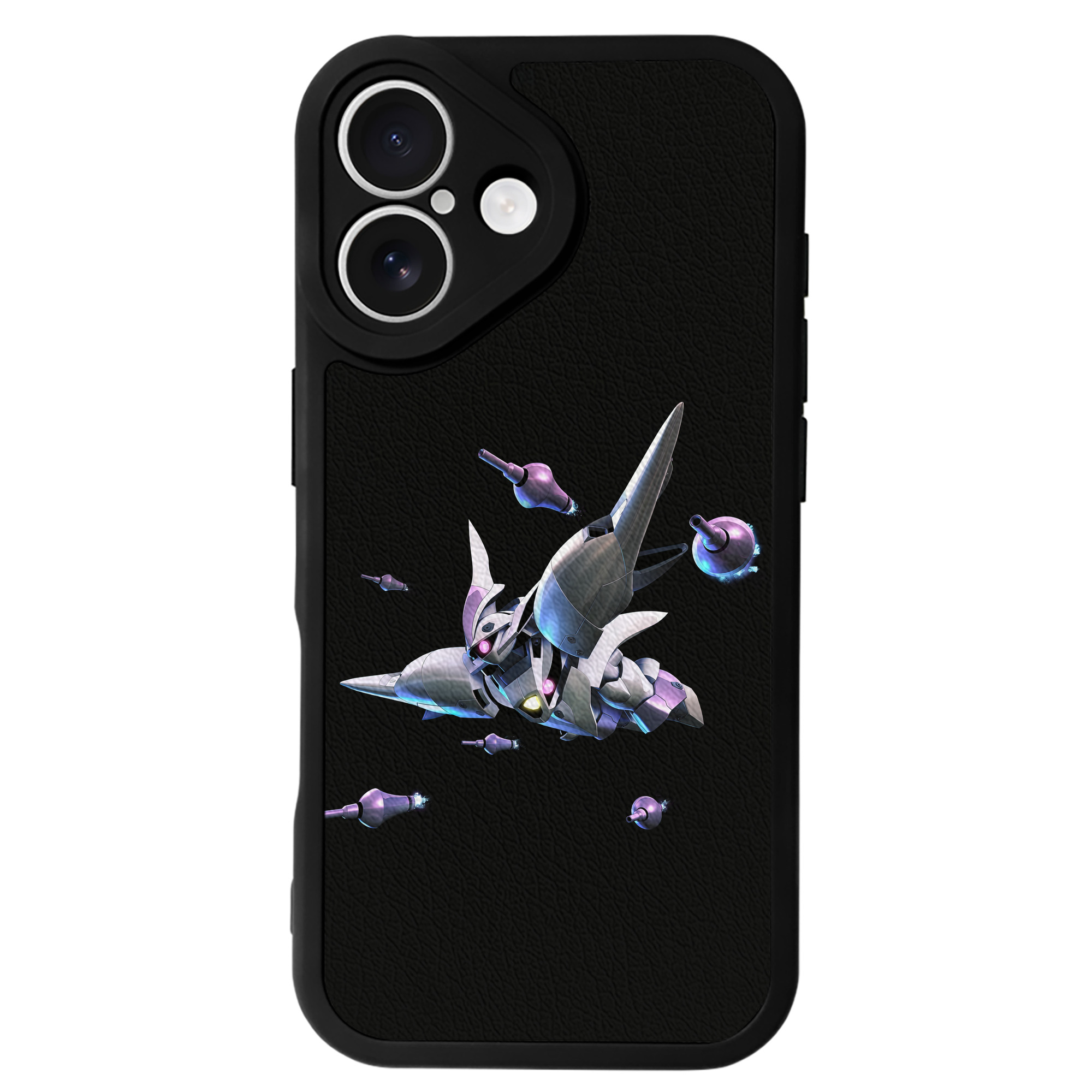 （画像用） 機動戦士ガンダム Mobile Suit Gundam 【iPhone 16シリーズ対応】シリコンスマホケース（レザー調） 材質：シリコン